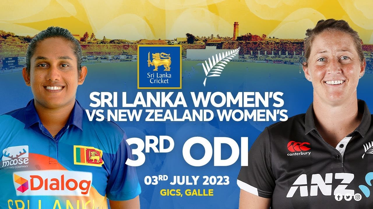 🔴 LIVE 3rd ODI - New Zealand Womens Tour of Sri Lanka 2023