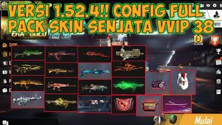 KALIAN WAJIB COBA SEKARANG!! DATA CONFIG FULL PACK SKIN SENJATA FF TERBARU UPDATE