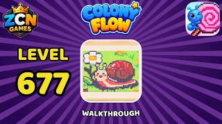 Colony Flow Level 677 Walkthrough | Full Solution