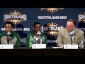 Men's Basketball: Southeastern Louisiana Press Conference vs New Orleans 1st Round