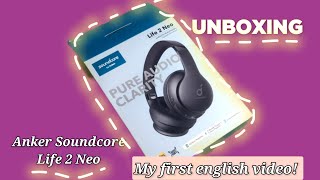 Unboxing Anker Soundcore Life 2 Neo – My first english video ! – Mandy English Corner.