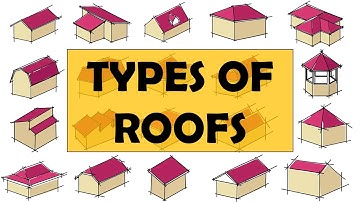 Different Types of Roofs | 20 Most Common Types of Roofs | Architecture Theory | B.Arch. Aptitude