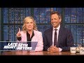 Amy Poehler and Seth Meyers buddy up again to skewer a mouthy James Comey