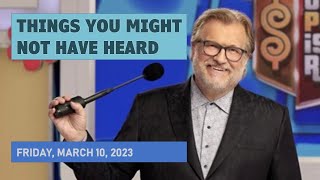 ‘The Price Is Right,’ Robert Blake & Carrie Underwood - Things You Might Not Have Heard - 3/10/2023