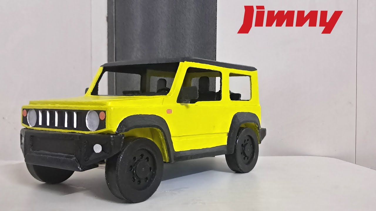 How to make Suzuki Jimny from cardboard|| Suzuki Jimny|| Cardboard