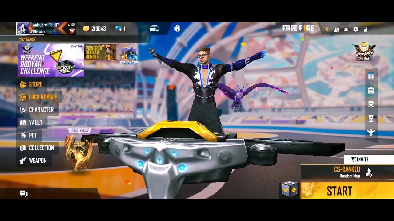 my free fire ID in costly item