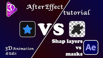 Shape layers vs. masks | After Effect tutorial
