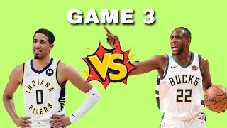 MIDDLETON WAS BORN CLUTCH! BUCKS VS PACERS GAME 3