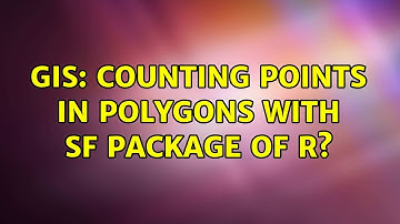 GIS: Counting points in polygons with sf package of R?