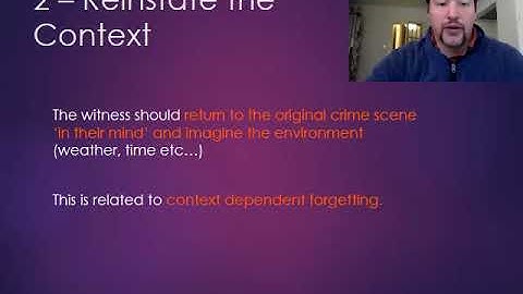 EWT   Cognitive Interview