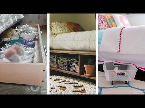 GENIUS DIY UNDER THE BED STORAGE