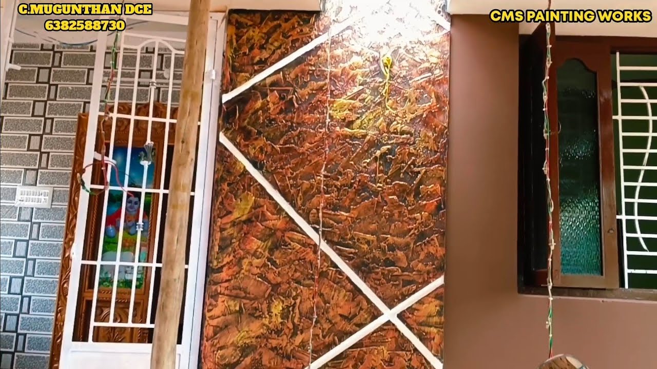 elevation texture design work ideas #texturedesign #cmspaintungworks