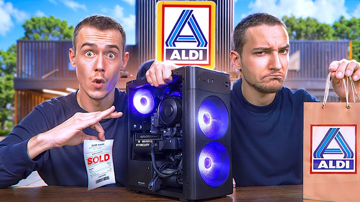 WE BOUGHT A GAMER PC AT ALDI! (the scam?)