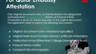 What is Documents required for Certificate Attestation