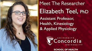 Meet the Researcher: Elizabeth Teel, Prof HKAP and Concussion Researcher at Concordia University