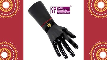 Shatkonam Swastik Gold Plated Sterling Silver Rakhi for Brothers (SNSR8)