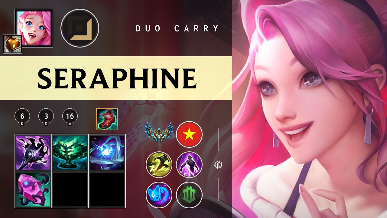 Seraphine Carry vs Ezreal - VN Challenger Patch 26.05