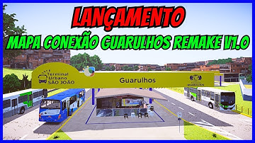🔴Novo Mod Mapa ULTRA REALISTA |  Gameplay Mapa Conexão Guarulhos Remake V1.0 | Proton Bus Simulator