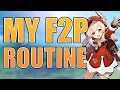 MY F2P MANAGEMENT & F2P DAILY ROUTINE | Genshin Impact Guide