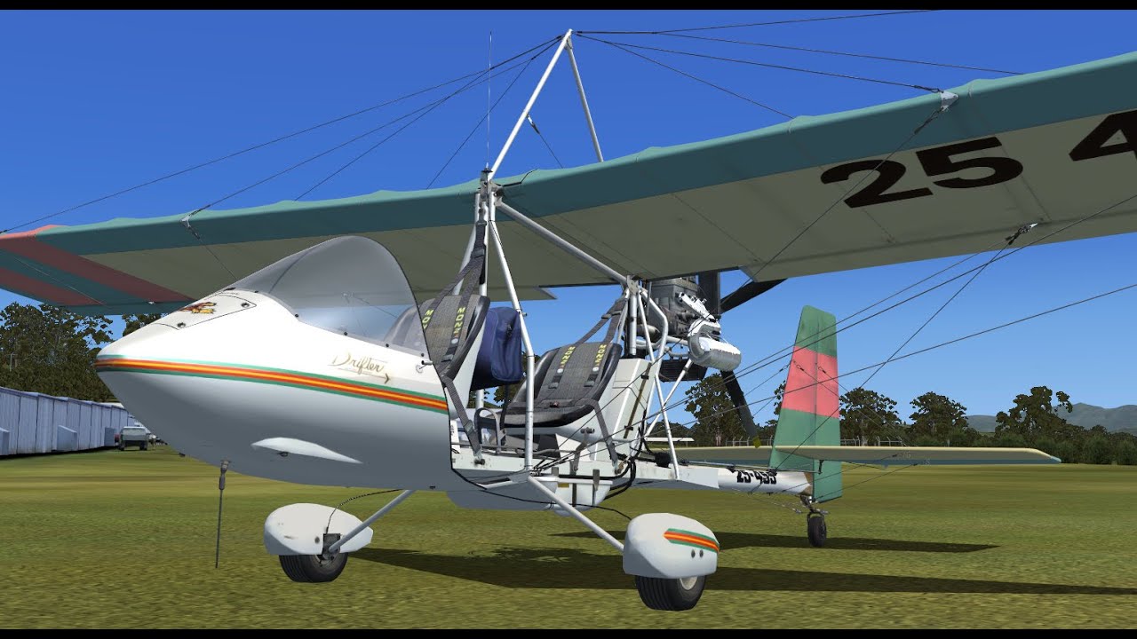 flight simulator x air creation trike ultralight first flight in