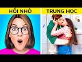 HỒI NHỎ VS LÚC ĐI HỌC || Thử thách từ TikTok và MẸO NỔI TIẾNG TỪ 123 GO Like!