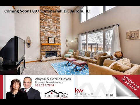 897 Summerhill Dr, Aurora, IL home video tour
