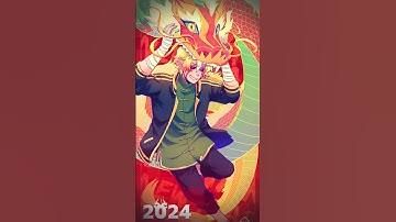 Happy new year! 🎊 #2024 #digitalart #animation #rewind #newyear #happynewyear #endofbeginning