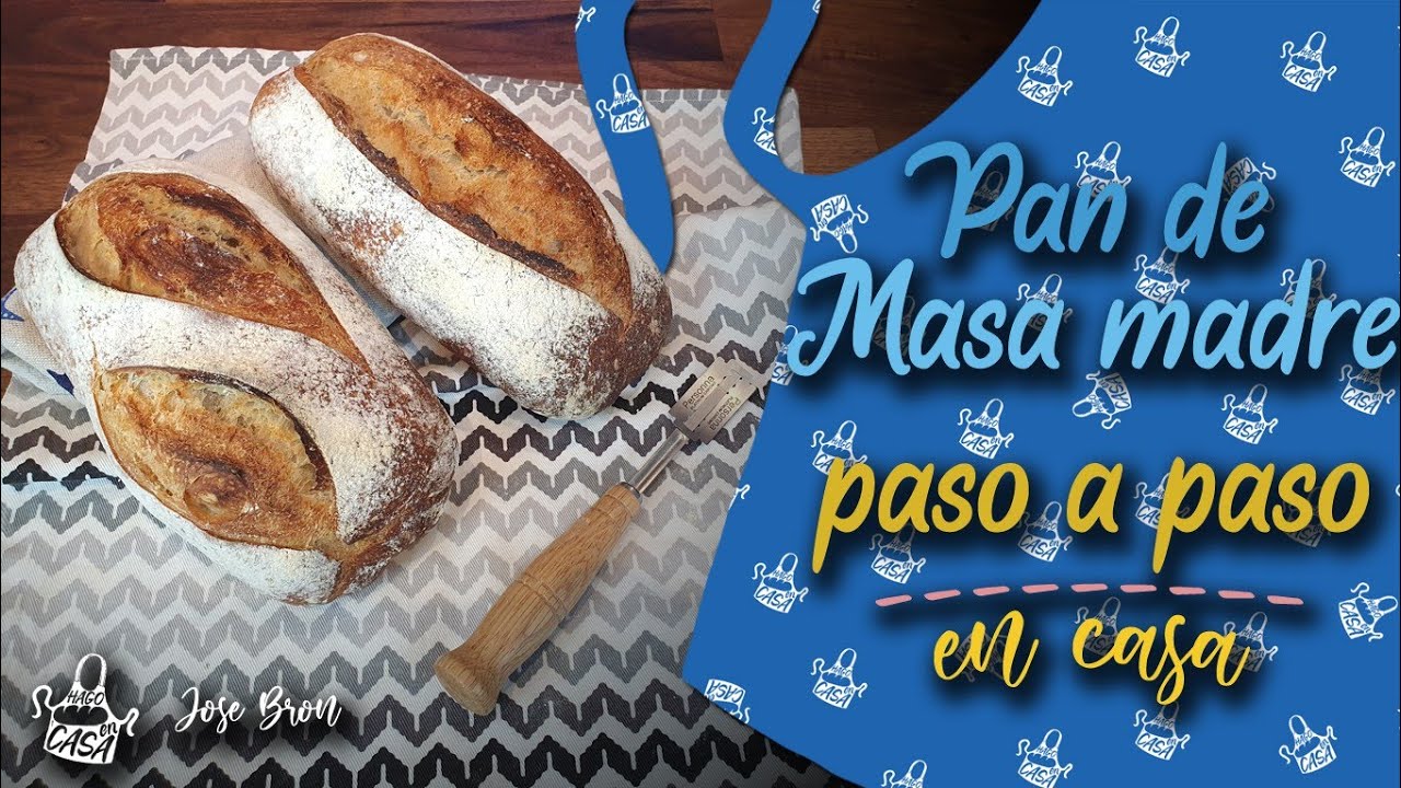 Como hacer un pan de masa madre paso a paso!!