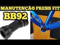 Como desmontar e montar central PRESS FIT BB92, hollowtech SHIMANO