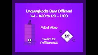 Uncannyblocks Band Different 1 Year Remastered 161 - 1610 to 170 - 1700