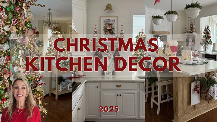 CHRISTMAS KITCHEN DECOR 2025 🎄 Cozy Holiday Decorating Ideas & Tour