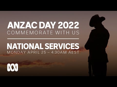 LIVE: Commemorative Dawn Services | Anzac Day 2022 🎖️ | OFFICIAL BROADCAST | ABC Australia