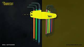 SabreCut 9 Piece Soft Grip Black Oxide Extra Long Torx Security Key Set – SCTX009B screenshot 5