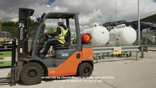 How to Safely Refill a Forklift Truck LPG Cylinder