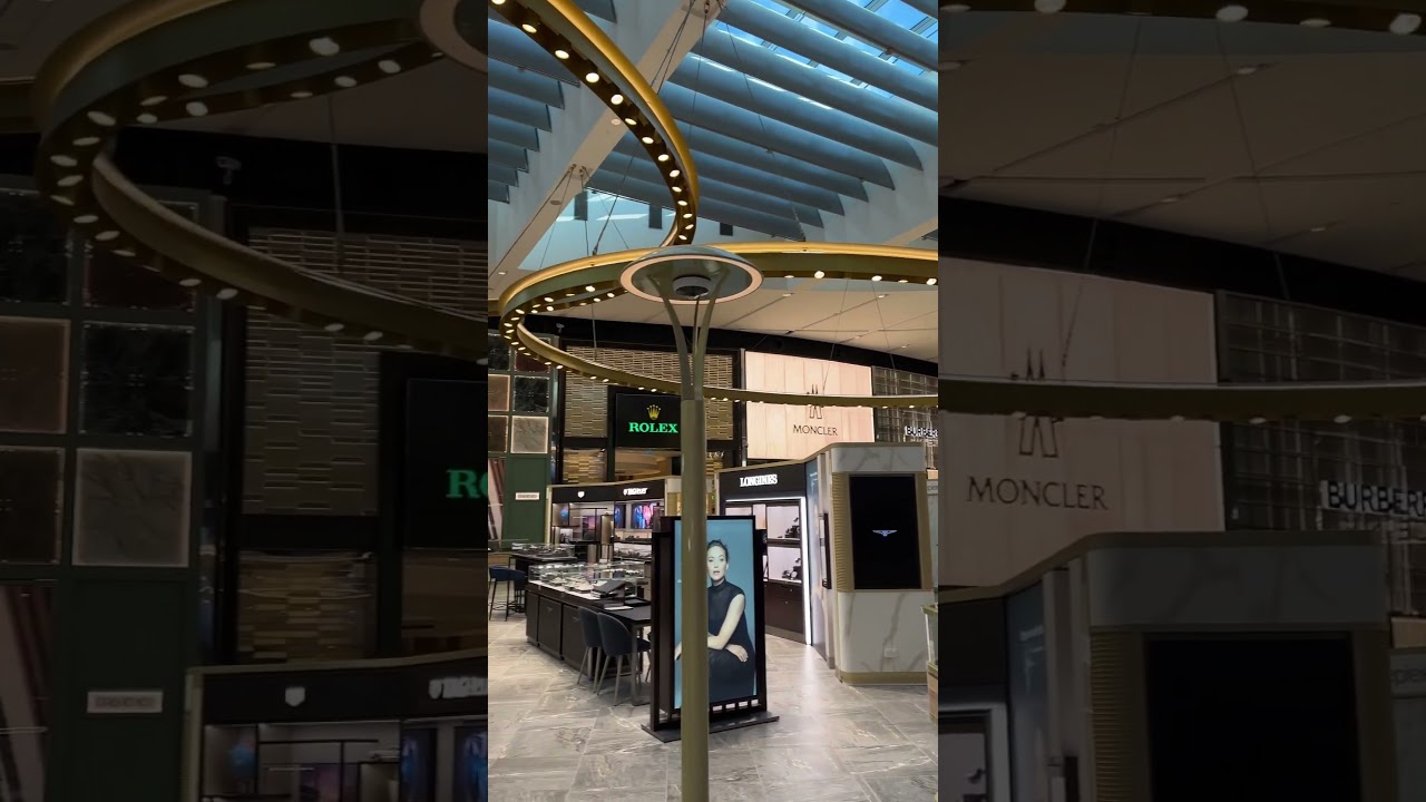 Las lujosas tiendas en el aeropuerto internacional de Sidney 