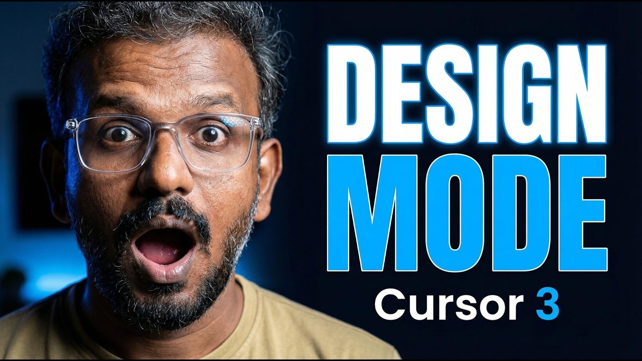 Cursor 3 Design Mode: Build React UIs Without Writing Code - YouTube