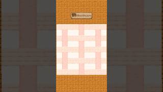 Simple AESTHETIC PINK Floor Design Hacks! 🌸 #minecraft #aestheticminecraft