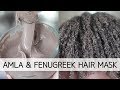 Amla + Fenugreek hair mask | 4c hair care