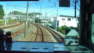 JR東海道線 台風19号通過後の一番列車20191013前方車窓 藤沢→大船DSCF2251