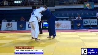 Alexandra Gimaletdinova Rus - Chantal Walhout Ned -70Kg