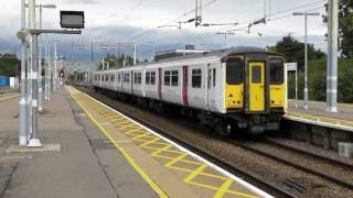 Greater Anglia Cl 317 Arriving Into Broxbourne 111016
