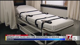 Iryna's Law paves way for executions to resume in North Carolina