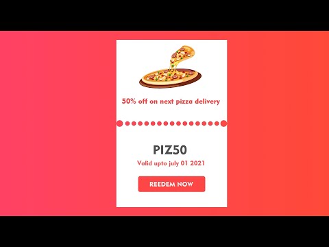 Coupon redeem animation in adobe xd