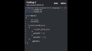 Nested loop in C language #clanguage #cprogramming #cprogram #coding #quick5842