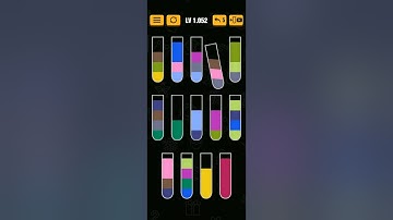 water sort puzzle level 1052