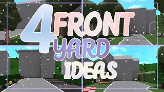 Bloxburg | 4 Front Yard Ideas