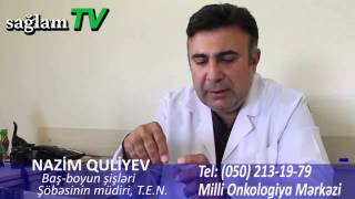 Doktor. Nazim Quliyev. Qırtlaq xərçəngi və səs protezləri ilə xəstələrdə səsin bərpası.