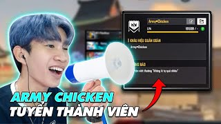 [Free Fire] Về Lại QUÂN ĐOÀN ARMY CHICKEN Tuyển Thành Viên Mới !!! | ANH FORD