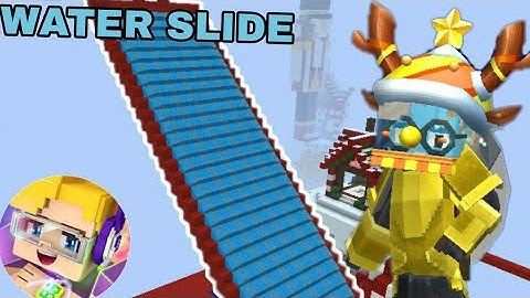 Water slide in bedwars [Blockman Go BlockyMods]