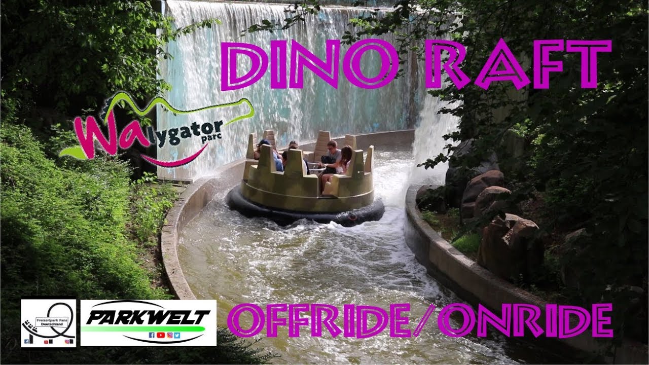 DINO RAFT  Walygator Parc POV Offride/Onride 2018